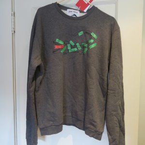 Jimmy Roos Grey Crocodile  Print Sweatshirt